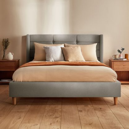 a6911aaa12c5c42b98d1e7356967b53b28172b53ed2fb4f0edb41659e7728f79.jpg An Image of Silentnight Lilith Bed Frame, Velvet Ochre