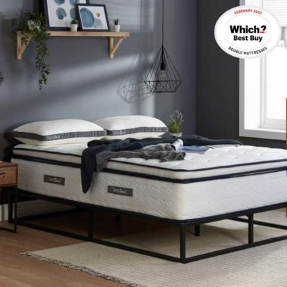 aaceb036bc81772b0d47b68da8f9570691f01c08100ccdde4ffb210fabec6df5.jpg An Image of SleepSoul Space 2000 Pocket Sprung Boxtop Mattress White