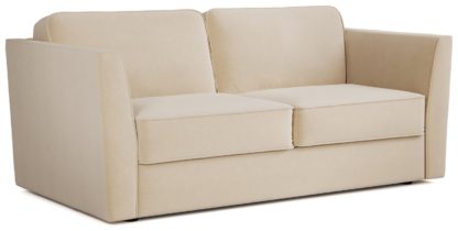 b8bd4df9efa32668e4d36f5ed4828dd20151fdb1490f19a6be9db7e61b4c1df8.jpg An Image of Jay-Be Elegance Velvet 3 Seater Sofa Bed - Dark Green