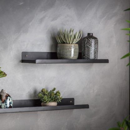 d2321df0350364cee6f75b89720f9163ffd0d3e6d08e8b103b5dc73413b2a877.jpg An Image of Maine Small Wall Shelf Black