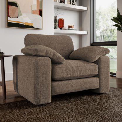 e35a9066a0349d08393cebb549ba7d114076f3a1ebd404702b4d8f49bc7571f2.jpg An Image of Magnus Soft Textured Chenille Snuggle Sofa Soft Textured Chenille Terracotta