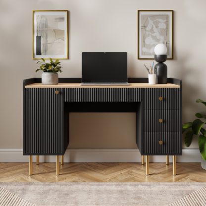 e593479a7592f25485d1cd4ec98c451e5d3bd0fbd07251aa1cb87dde17566bcc.jpg An Image of Georgi Standard Desk Black