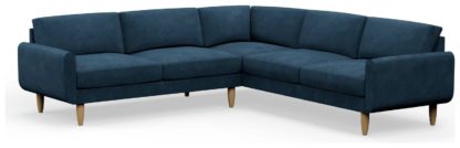 f77d4c0afb7f0a46d2c3cad5255ff1966c6c190e737c07a87c4419b68117436f.jpg An Image of Hutch Velvet Round Arm 7 Seater Corner Sofa - Sage Green