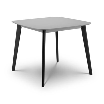 e4796a1169f93a51ee9bb37327de42a605bf45bb915c29b9fc54caa6a00776da.jpg An Image of Casa 4 Seater Rectangular Dining Table, Grey and Black Grey