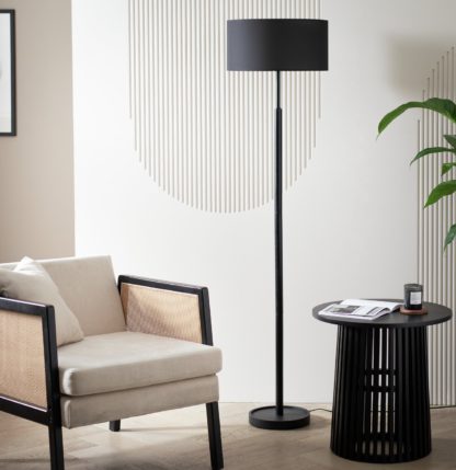 0e0218839616df9c7df490247887381a67a6123b8aa99f03efb2abb53dcac748.jpg An Image of Argos Home Gloss Stick Floor Lamp - Black