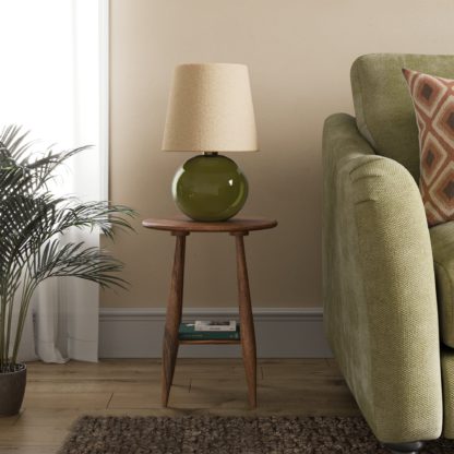 03732181854672857ae005810d308345dc36665080fc2493cd99929173b91256.jpg An Image of Haider Side Table, Acacia Wood Black