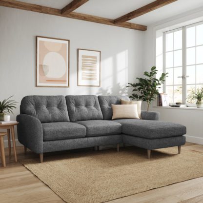 0798a0c12947d7166a8f46ad70cde06392e54804aba8c8864b78562f3815d6ed.jpg An Image of Sven Tonal Weave Large Corner Chaise Sofa