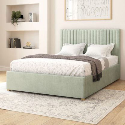 10ebd0cec77d2fbff43c1f4e3d7f88dbf7ba56b1eb53dd057d087d2514ce9f95.jpg An Image of Grant Plush Velvet Adjustable Bed
