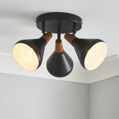 1b73149b8416b0357a29220eb8ea64deb3d7614b9d04d493edec8dfe5915f31c.jpg An Image of Elements Wolston 3 Light Semi Flush Spotlight