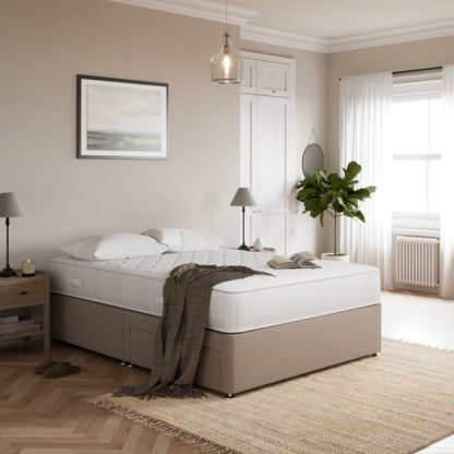 1f1d32da5802ebab78dd03eb37e7060daaa1a49dbc7c3dbad684f680b1395182.jpg An Image of Fogarty 1000 Memory Mattress Divan Set, Faux Linen