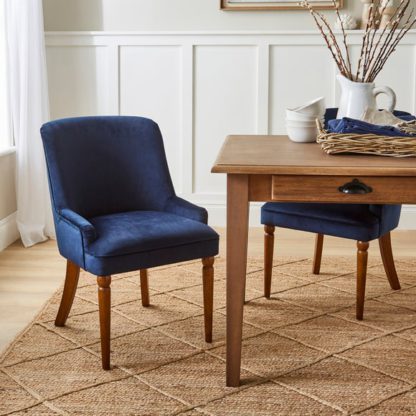 261d06f5b23c6a99aa3fa53584fc321570f80120b81264c1d052e312d054ff74.jpg An Image of Beatrice Dining Chair, Velvet