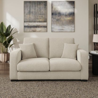 4952762f251763b4f58bcf04589a65453a465fe2ac401c76fa985c0c5ba9d6ae.jpg An Image of Carson Tonal Boucle 2 Seater Sofa