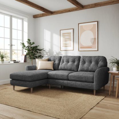 49b49a26547371e6e9f01752401c56011b301b50c778bccc8c9d4f0a5ae59b2f.jpg An Image of Sven Tonal Weave Large Corner Chaise Sofa