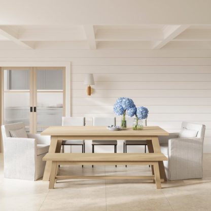 4be67528be463bed7b210b99dea45e86a2559e0de50b05cca59fabc2d54ded60.jpg An Image of Drift Dining Bench, Latte