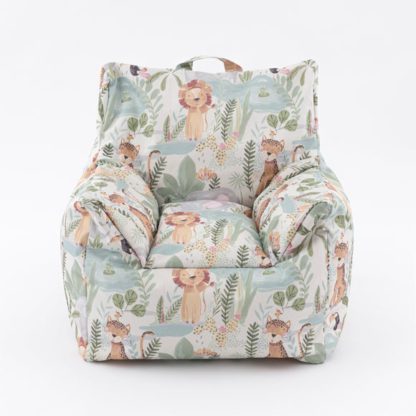 4d0493314a531ec06c73eb95b8b2f2e1f9fdab9d3c1be03262983e2b35d57d10.jpg An Image of Jungle Friends Kids Beanbag Chair