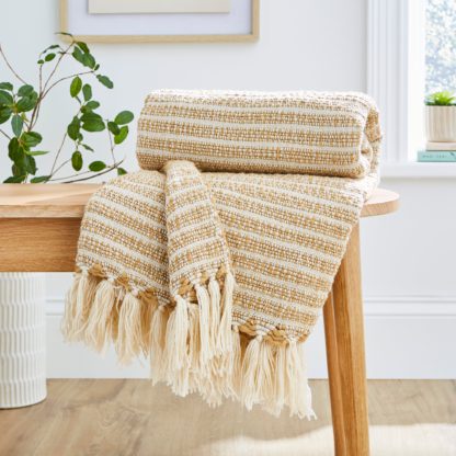 557751233c06af485182fc3f6307efc11a6f6263402361392e771fc083fafc2b.jpg An Image of Emerson Textured Throw 130x180cm Natural