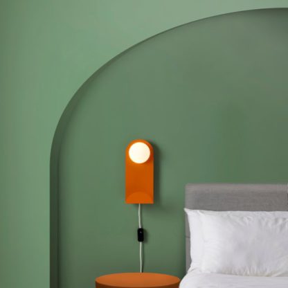 5988ee805d8cb476ebe89e3724664e337700716b48051d598062671d5f067555.jpg An Image of Elements Harton Shelved Wall Light