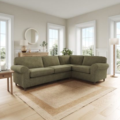 5c10afd211ba80364742d8309c6414d4a8d8f61e8b26c112185f313d4fcd7d52.jpg An Image of Flori Soft Chenille Corner Sofa