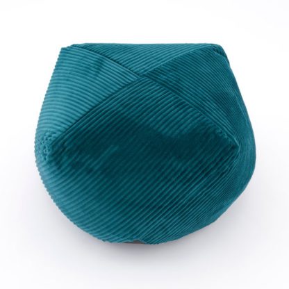 652a4251f979ac7c08b622917c528fa4e8d1b27bcdb6b14a01e6b3e05af4118c.jpg An Image of Remy Teal Cord Pouffe