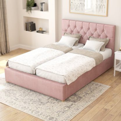 7bbaf67db361ecaa913d0a389cc2661f0f19bce456451529bf9a027ee443112c.jpg An Image of Olivier Plush Velvet Adjustable Bed