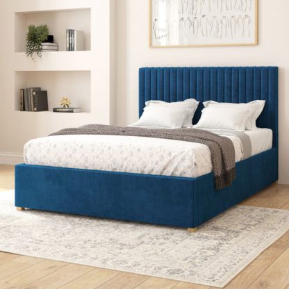 912ed0d8659d772c5eca56318fcd8311aba8c707e7d5ca2493bf47daedfddd21.jpg An Image of Grant Plush Velvet Adjustable Bed