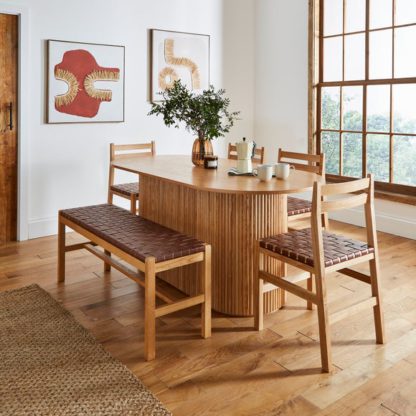 97f7af03b82b2b5871ac67b3c21168f3d3df6fc40d43d659b6ec5664724845b0.jpg An Image of Amari 6 Seater Oval Dining Table