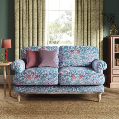 9b5c179b69892f75f15e8aeb606d9642ac643662a413ab6ec54bdae2698da34b.jpg An Image of Jolene William Morris Woodland Weeds Print Velvet 2 Seater Sofa