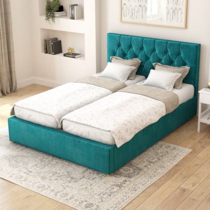 ad8b81563fd748ee6cb3d12c5251289f77eb873bb1ca8e127e9197edd433866b.jpg An Image of Olivier Plush Velvet Adjustable Bed