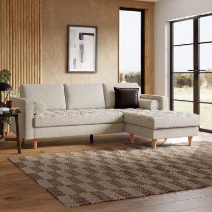 b34dc3889b576218d37be2464fb21684e1173762f9437f1aed4cf2e85d90a797.jpg An Image of Zoe Boucle Fleck Corner Chaise Sofa