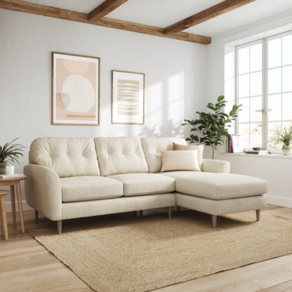 b68bdf4b4e84aa2d4f56a036d03c17fbd8be2163d73e37de44fc8c758eb67ab7.jpg An Image of Sven Chunky Tonal Weave Large Corner Chaise Sofa