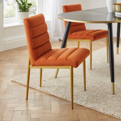 dccff0a651dfe4cbe35fd9f547204b42c90e43cce21f1f85b111d8d327cc6cd0.jpg An Image of Maddison Dining Chair, Velvet