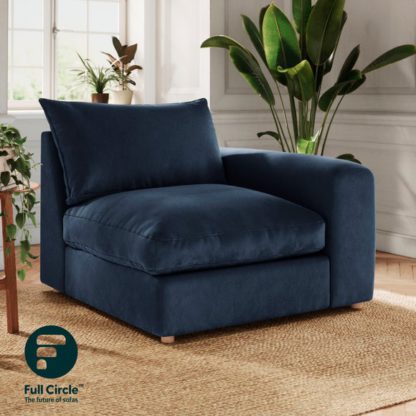 ddf9a20eb489fbb0b821aeb47af219c137d29a54a415363e0d565f583c509e37.jpg An Image of Full Circle Austin Tonal Weave Modular Arm Corner Piece