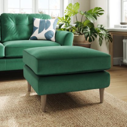 ed9758d7cb8b73b3f54d7b7e24d511959c2d11c4f73e09a0b577773baa3fdbda.jpg An Image of Sven Opulent Velvet Footstool