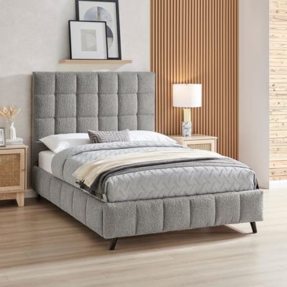 f8b35b6728fce44922f216d867d1f3943e75219f2717796fc56a12963063c631.jpg An Image of Limelight Starla Bed Frame, Boucle