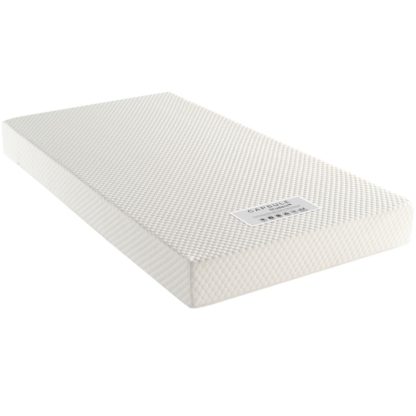 82416fb9faef551c5800ba519fb732338e04085299456e54e923138c3307ee88.jpg An Image of Capsule – Single – Reflex Foam Student Mattress – White – Fabric/Foam – 3ft - Happy Beds